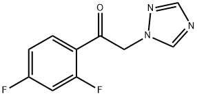2',4'-二氟-2-(1H-1,2,4-三氮唑-1-基)苯乙酮 结构式