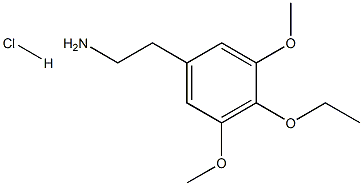 2-(4-乙氧基-3,5-二甲氧基苯基)乙-1-胺盐酸盐 结构式