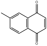 6-甲基-1,4-萘醌 结构式
