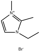 1-乙基-2,3-二甲基咪唑溴盐 结构式
