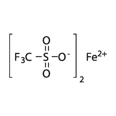 三氟甲磺酸铁(II) 结构式