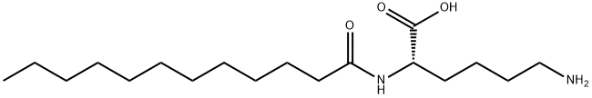 N-α-月桂酰-L-赖氨酸 结构式