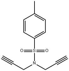 N,N-二炔丙基-对甲苯磺酰胺 结构式
