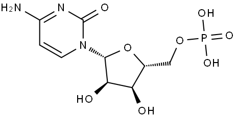 5'-胞苷酸 结构式