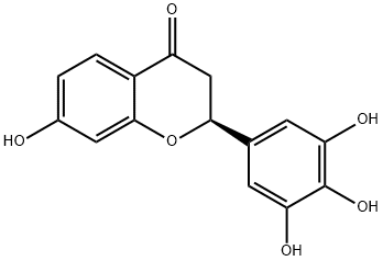 刺槐双氢黄酮 结构式
