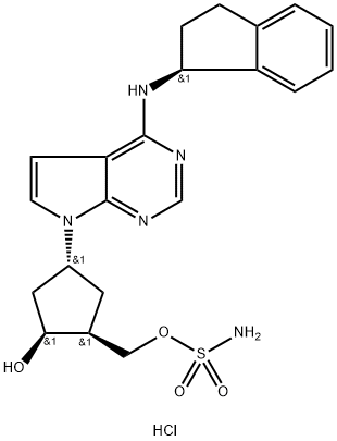 MLN-4924盐酸盐 结构式