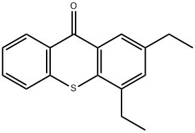 2,4-二乙基硫杂蒽酮 结构式