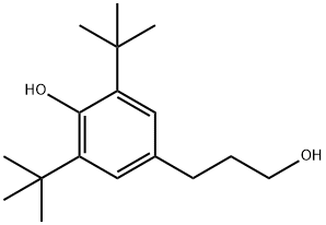 2,6-二叔丁基-4-(3-羟丙基)苯酚 结构式