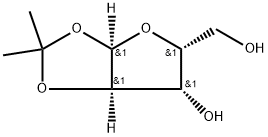 1,2-O-异亚丙基-α-D-呋喃木糖 结构式