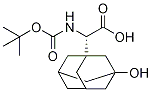 (S)-2-(Boc-氨基)-2-(3-羟基-1-金刚烷基)乙酸 结构式