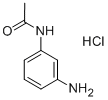 3-乙酰氨基苯胺盐酸盐 结构式