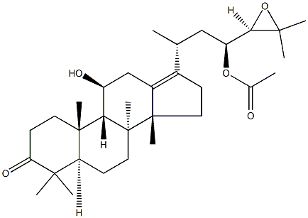 23-乙酰泽泻醇B 结构式