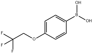 4-(2,2,2-三氟乙氧基)苯硼酸 结构式