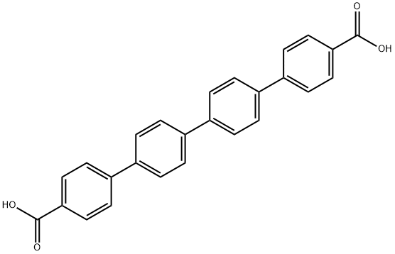 [1,1':4',1'':4'',1'''-四联苯]-4,4'''-二羧酸 结构式