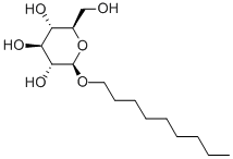 壬基-β-D-吡喃葡糖苷 结构式