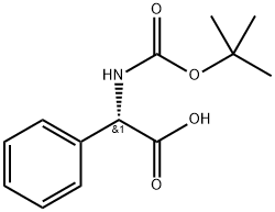 N-Boc-L-苯基甘氨酸 结构式