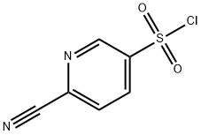 6-氰基吡啶-3-磺酰氯 结构式