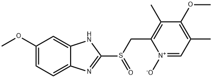 奥美拉唑N-氧化物 结构式