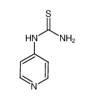 4-吡啶基硫脲 结构式