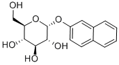 2-萘基-α-D-葡萄糖苷 结构式