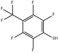 2,3,5,6-四氟-4-(三氟甲基)苯硫酚 结构式