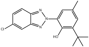 紫外线吸收剂UV-326 结构式