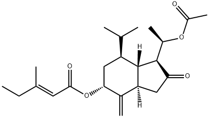 款冬酮 结构式
