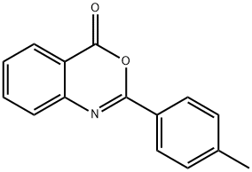 2-(对甲苯基)-4H-苯并[d][1,3]恶嗪-4-酮 结构式