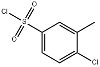 4-氯-3-甲基苯磺酰氯 结构式