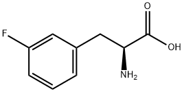 3-氟-L-苯丙氨酸 结构式