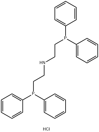 双(2-(二苯基膦基)乙基)胺盐酸盐 结构式