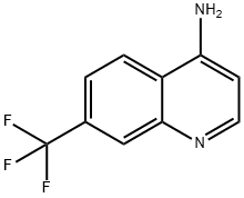 4-氨基-7-(三氟甲基)喹啉 结构式
