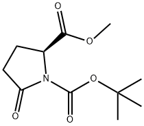 N-Boc-L-焦谷氨酸甲酯 结构式