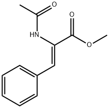 (Z)-2-乙酰氨基-3-苯基丙烯酸甲酯 结构式