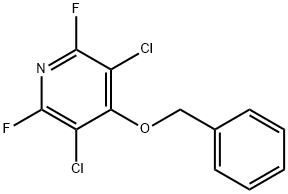 3,5-二氯-2,6-二氟-4-苄氧基吡啶 结构式