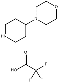 4-吗啉哌啶三氟乙酸盐 结构式