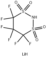 1,1,2,2,3,3-六氟丙烷-1,3-二磺酰亚胺锂 结构式