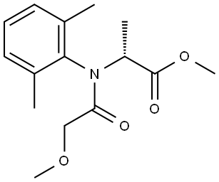 精甲霜灵 结构式