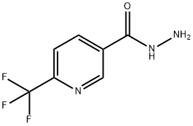 6-三氟甲基烟酸酰肼 结构式