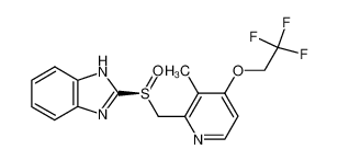左旋兰索拉唑 结构式