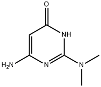 4-氨基-2-二甲氨基-6-羟基嘧啶半水合物 结构式