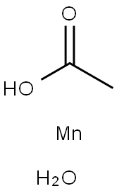 乙酸锰(III)二水合物 结构式