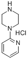 1-(2-吡啶基)哌嗪单盐酸盐 结构式