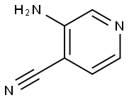 3-氨基-4-氰基吡啶 结构式
