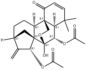 毛叶香茶菜丁素 结构式