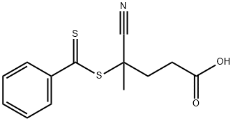 4-氰基-4-(硫代苯甲酰硫基)戊酸 结构式
