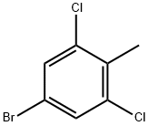 5-溴-1,3-二氯-2-甲基苯 结构式