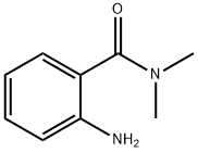 2-氨基-N,N-二甲基苯甲酰胺 结构式