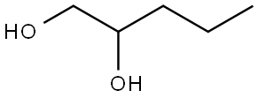 1,2-戊二醇 结构式