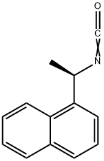 异氰酸(R)-(-)-1-(萘基)乙酯 结构式